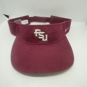 Florida State Seminoles Nike Dri-Fit Men's Adjustable Visor‎ Hat Cap FSU